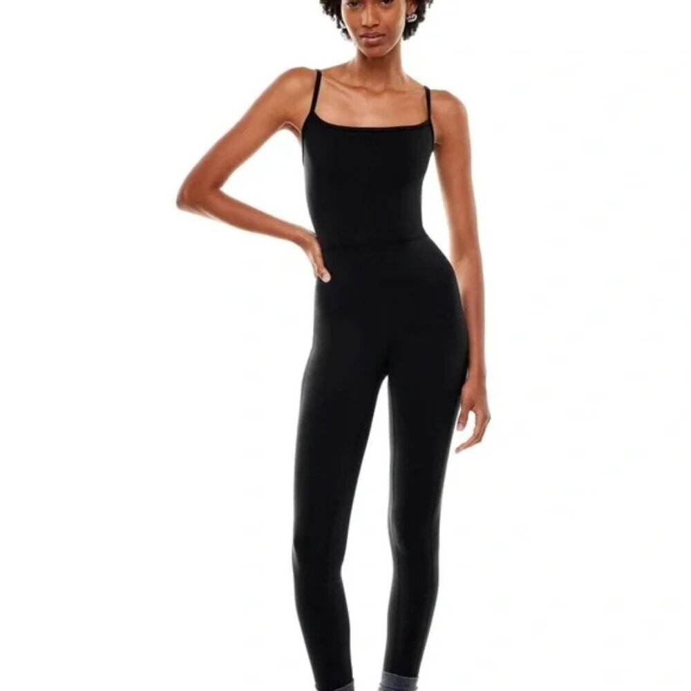 All In Motion Luxe Everyday Soft Full Length Black Active Bodysuit NWT XXL